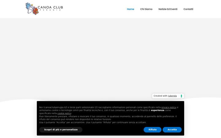 Screenshot of canoaclubperugia.it