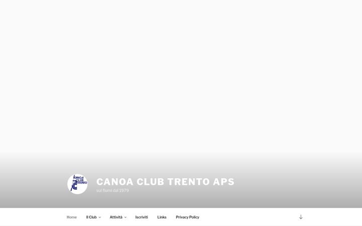 Screenshot of canoaclubtrento.it