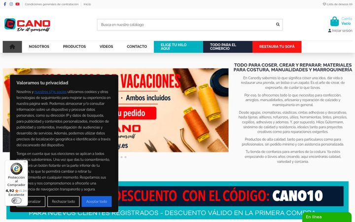 Screenshot of canodiy.es