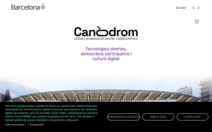 Screenshot of canodrom.barcelona