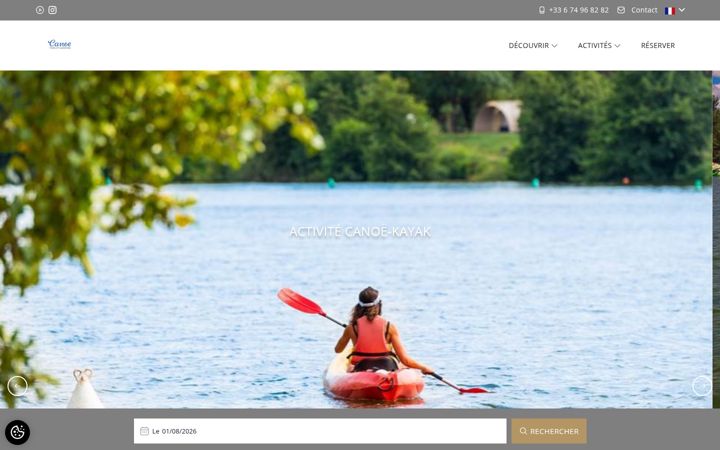 Zrzut ekranu canoe-tarnetgaronne.fr
