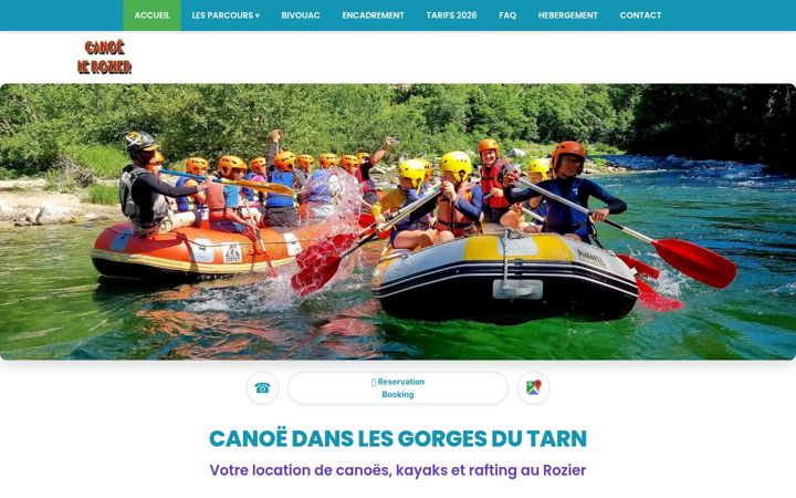 Skærmbillede af canoelerozier.fr