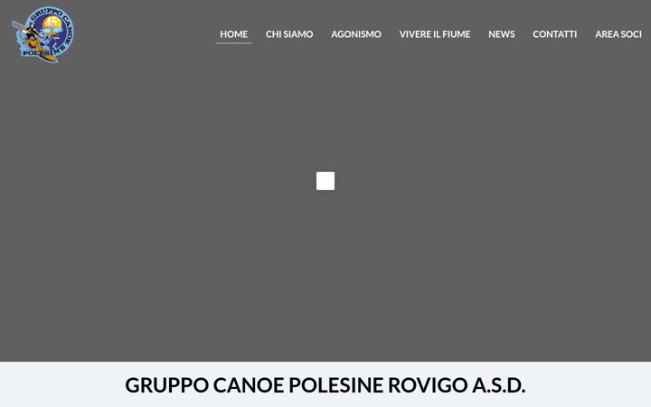 Snímek obrazovky canoepolesine.it