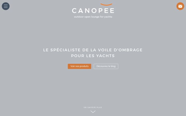 Screenshot of canopeeyachts.com