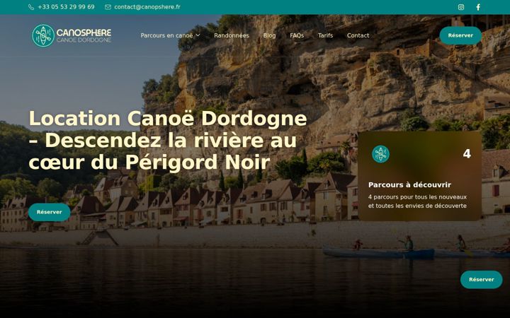 Zrzut ekranu canosphere.fr