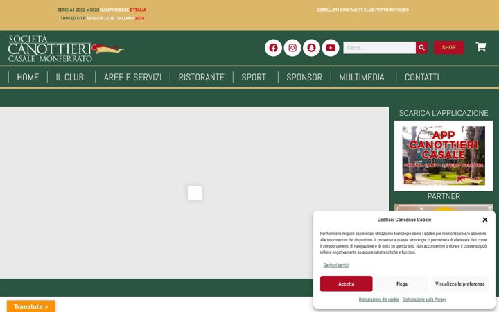 Screenshot of canottiericasale.com