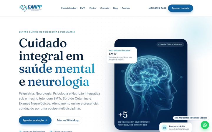 Screenshot of canpp.com.br