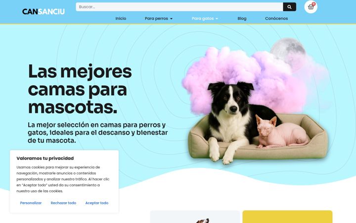 Screenshot of cansanciu.com