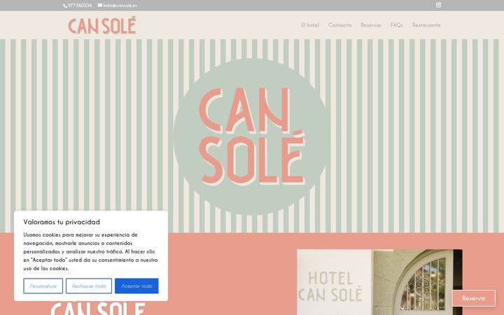 Screenshot of cansole.es