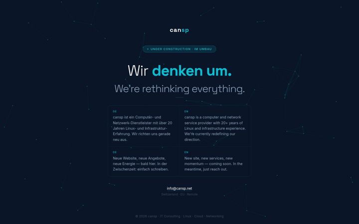 Screenshot of cansp.net