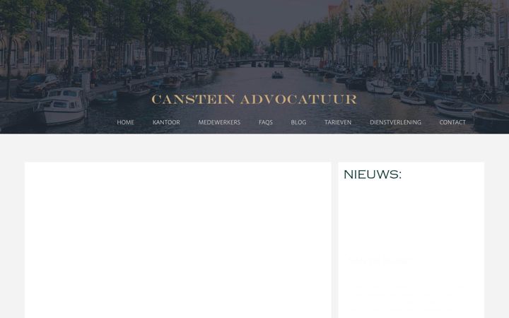 Screenshot von cansteinadvocatuur.nl