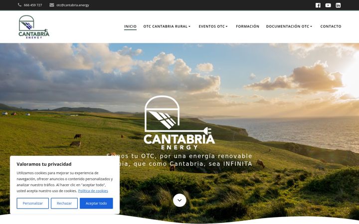 Screenshot of cantabria.energy