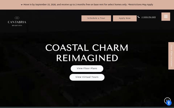 Screenshot of cantabriabradenton.com