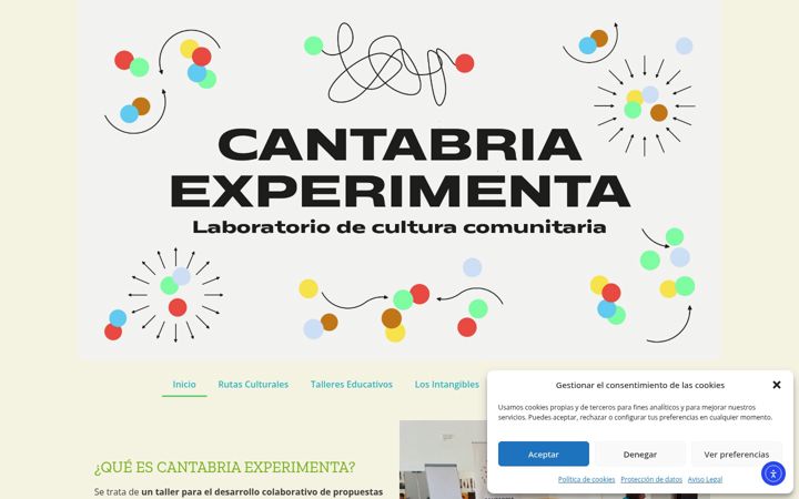 Screenshot of cantabriaexperimenta.es