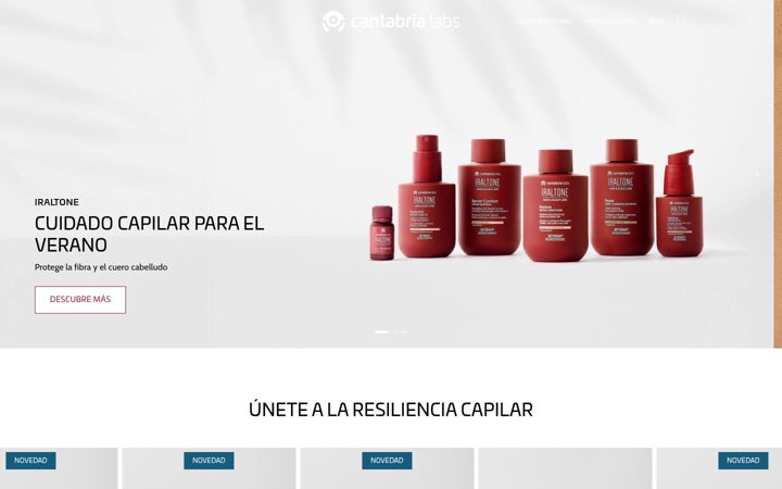 Screenshot of cantabrialabs.es