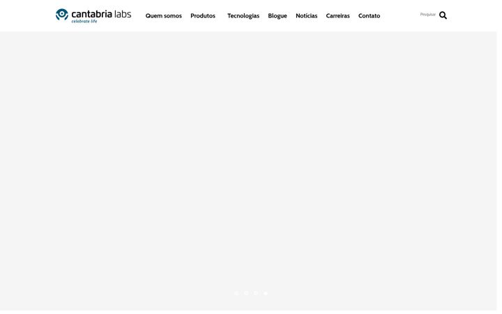 Screenshot of cantabrialabs.pt