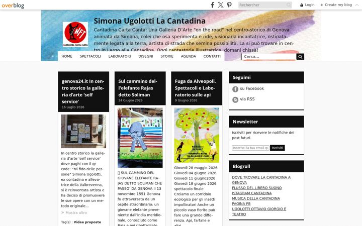 Screenshot of cantadina.com