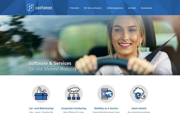 Screenshot ta' cantamen.de