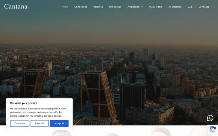 Screenshot of cantana.es