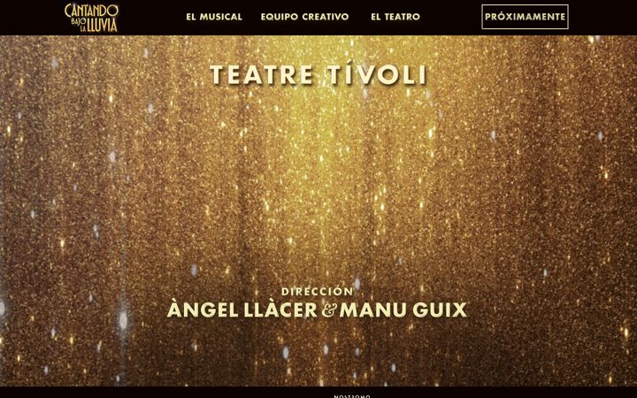 Screenshot of cantandobajolalluvia.es