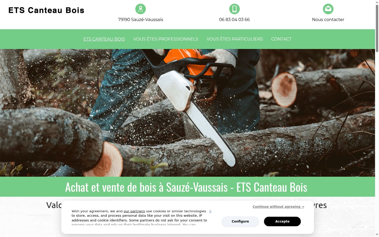 Sutikimo reklamjuostės, rodytos prieš bet kokią sąveiką, ekrano kopija