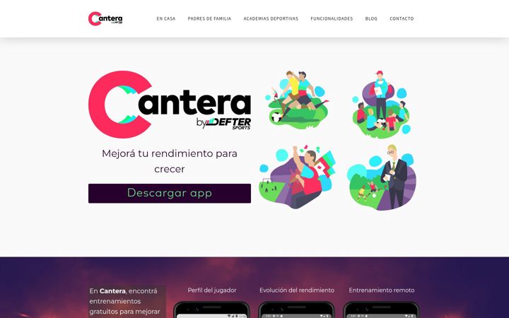 Screenshot of cantera.app