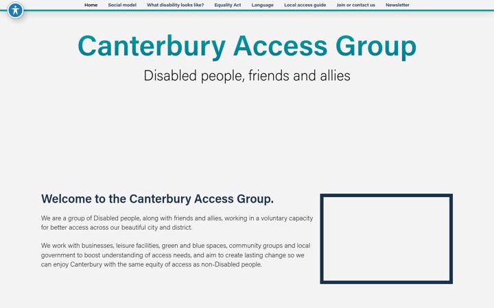 Screenshot of canterburyaccessgroup.com