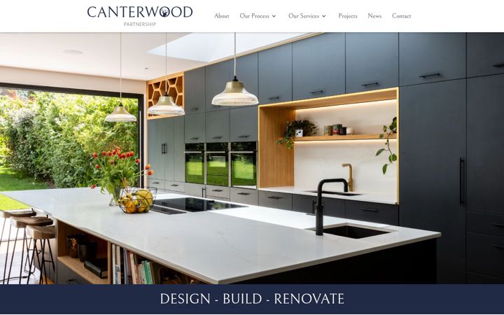 Screenshot of canterwood.co.uk