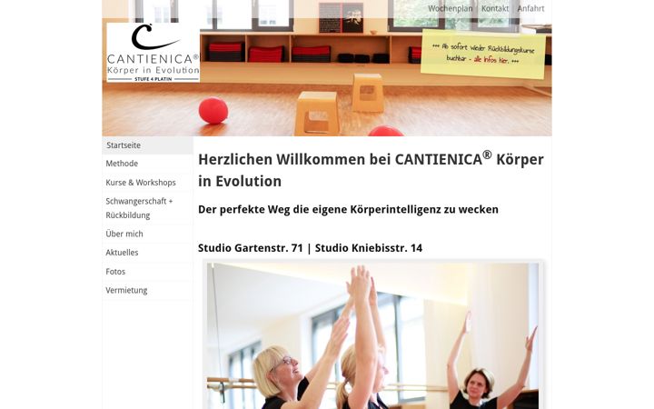 Screenshot of cantienica-karlsruhe.de