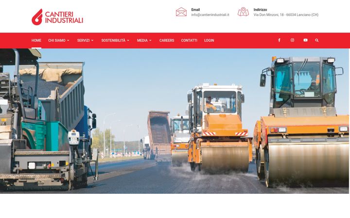 Screenshot of cantieriindustriali.it