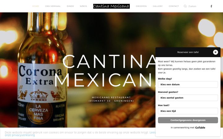 Screenshot von cantina-mexicana.nl