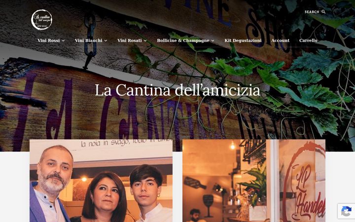Screenshot of cantinadellamicizia.it