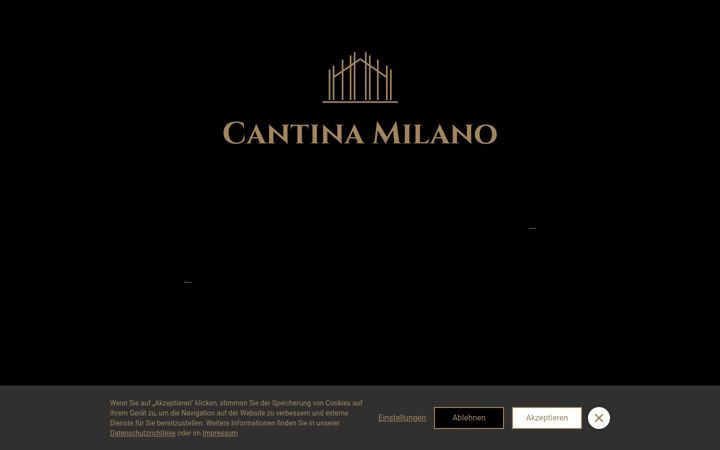 Screenshot of cantinamilano.de