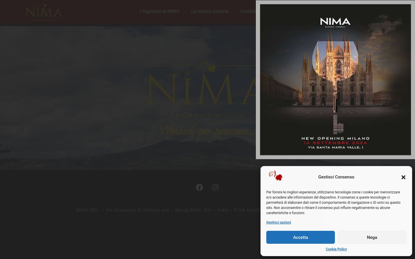 Screenshot tal-banner tal-kunsens muri qabel kwalunkwe interazzjoni