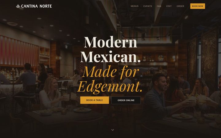Screenshot of cantinanorte.com