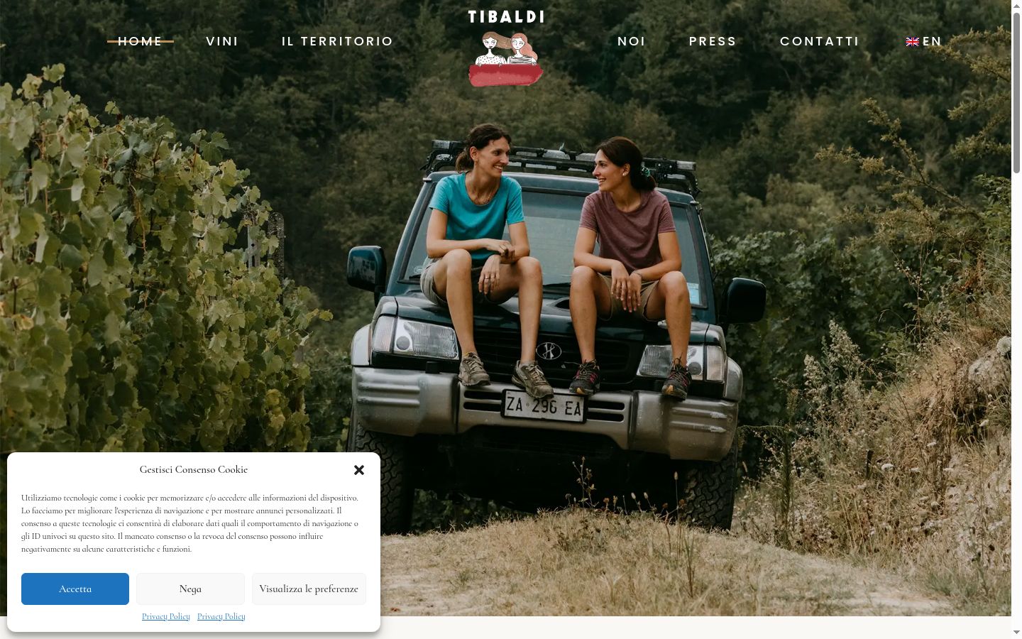 Capture d'écran de la bannière de consentement affichée avant toute interaction