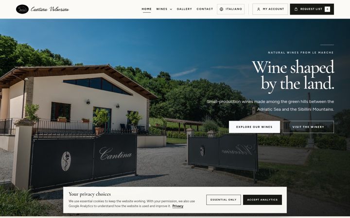 Screenshot of cantinavolverino.it