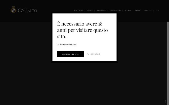 Screenshot ta' cantine-collalto.it