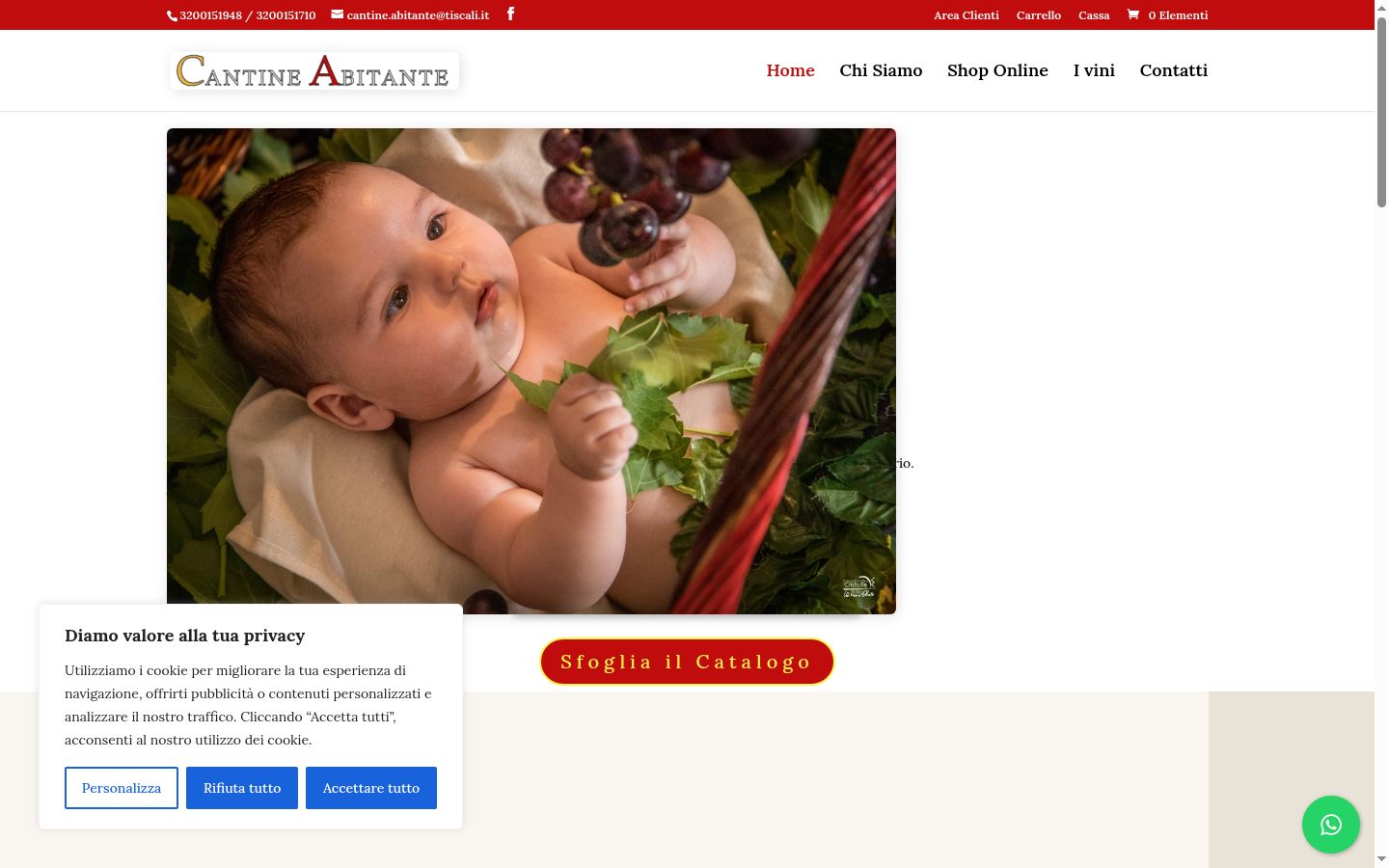 Screenshot tal-banner tal-kunsens muri qabel kwalunkwe interazzjoni