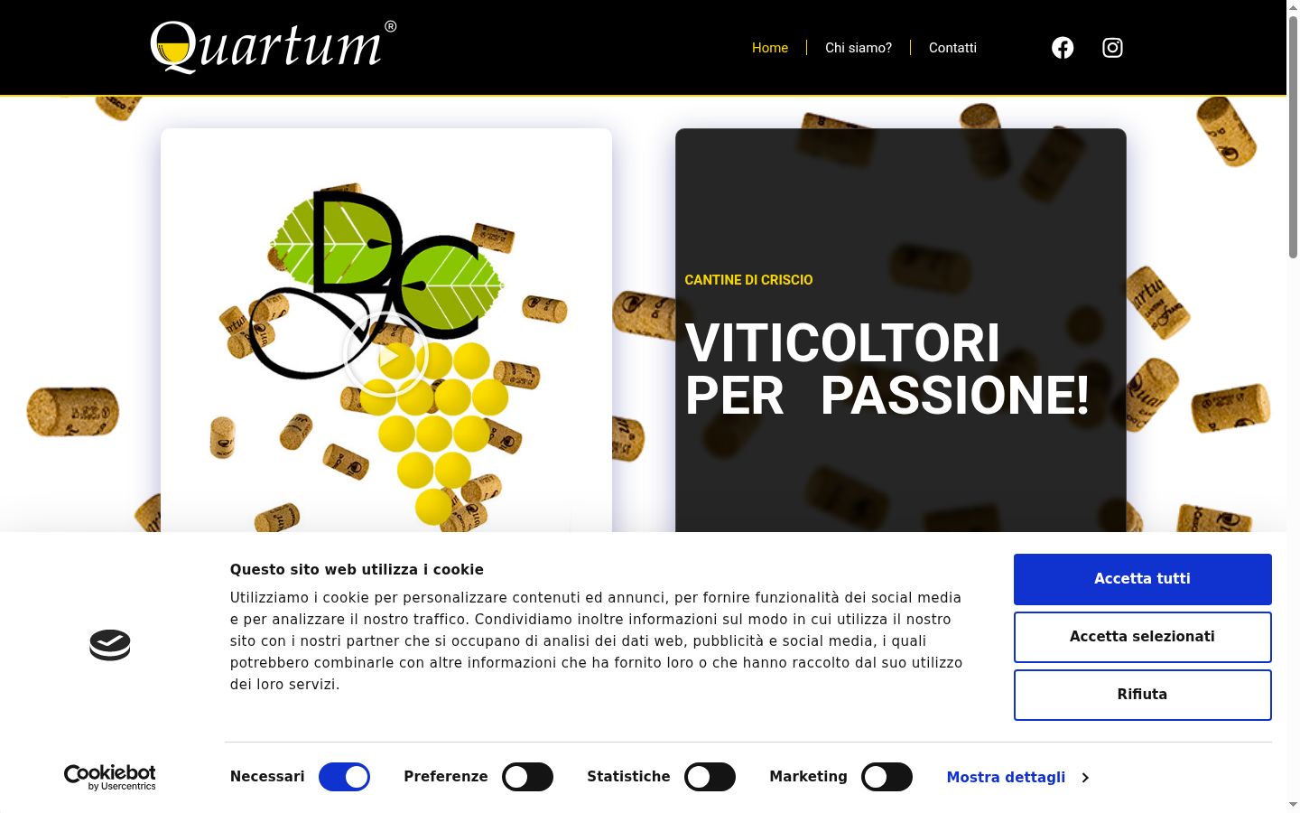 Screenshot tal-banner tal-kunsens muri qabel kwalunkwe interazzjoni