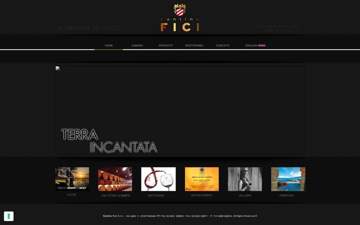 Screenshot of cantinefici.com