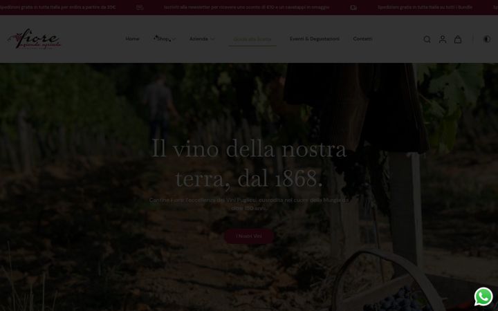 Screenshot of cantinefiore.com