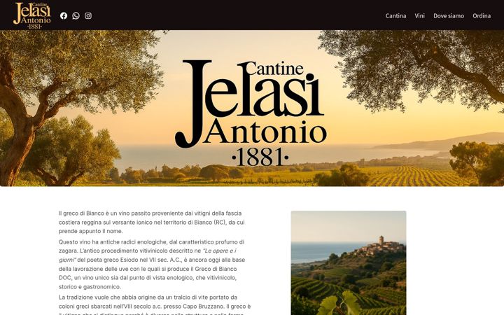 Screenshot of cantinejelasi1881.it