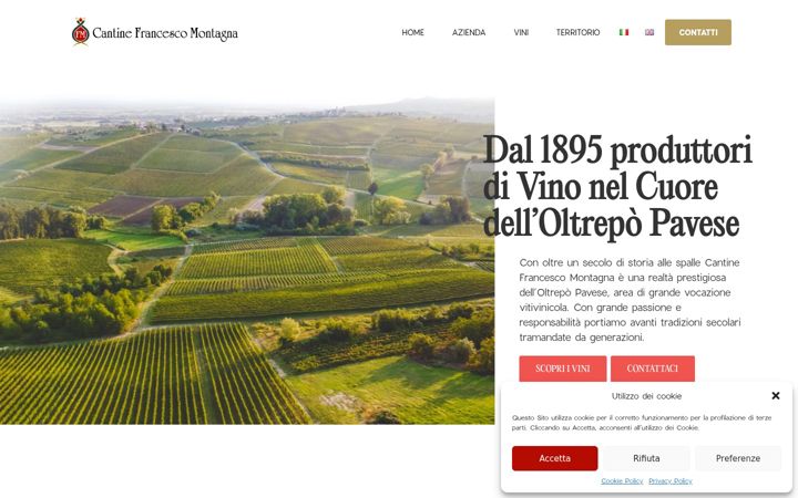 Screenshot of cantinemontagna.it