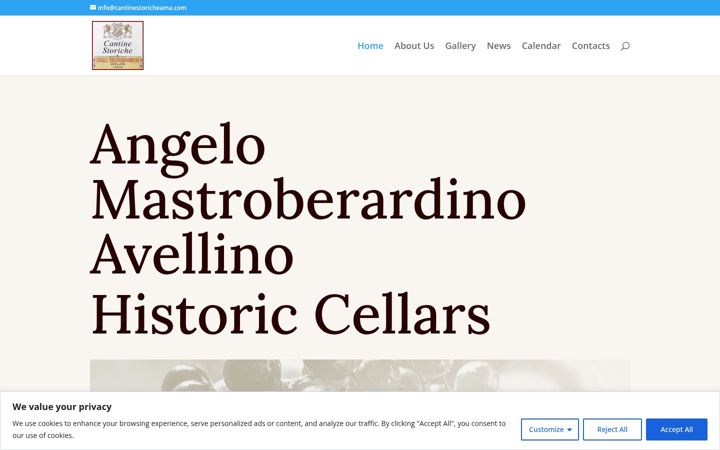 Screenshot of cantinestoricheama.com