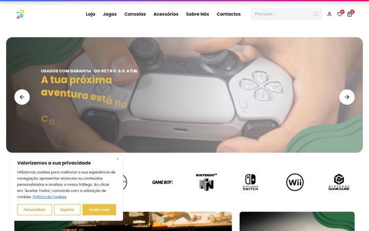 Screenshot of cantinhodajogatina.shop