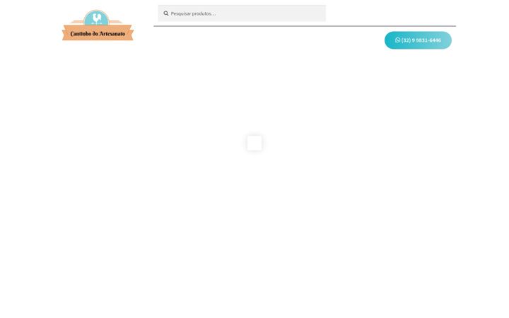 Screenshot stránky cantinhodoartesanatomg.com.br