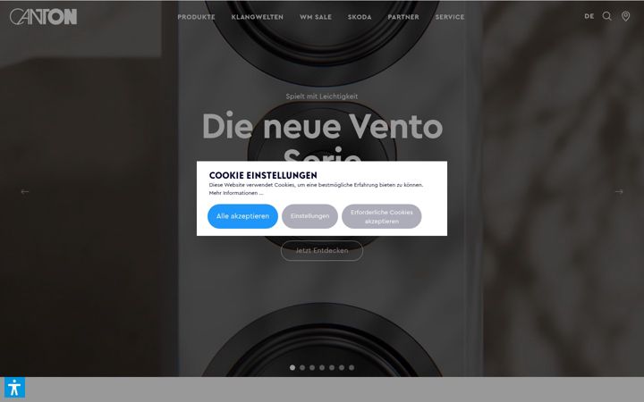 Screenshot of canton.ch