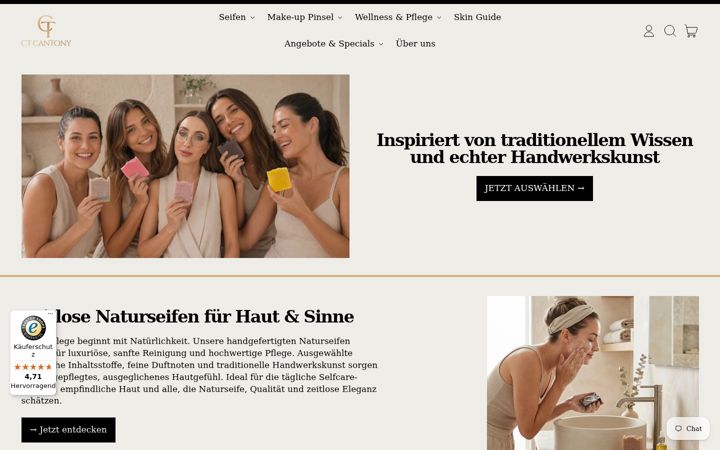 Screenshot of cantony.de