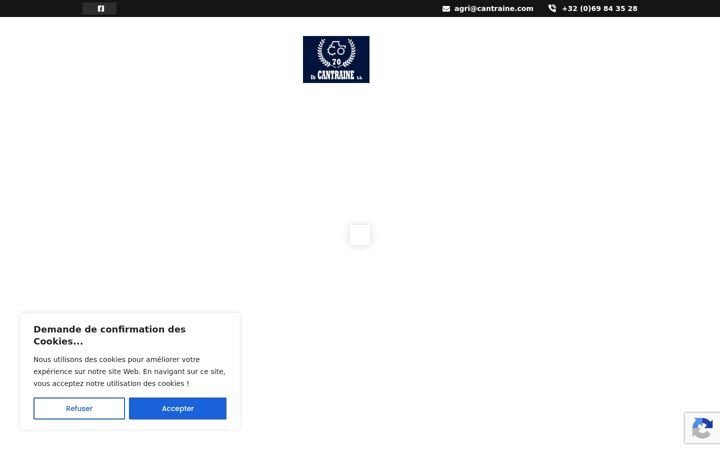 Screenshot of cantraine.com